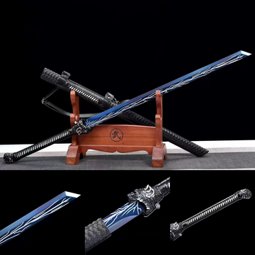 The Sandatai Gaburedo Handmade Ninjato Manganese Steel-Romance of Men